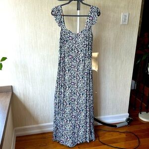 Loft long summer dress, Size 14